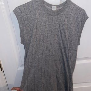 Pinstripe muscle tank